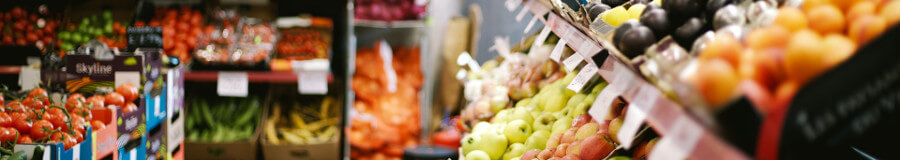 Produce in Grocery Store by Mehrad Vosoughi