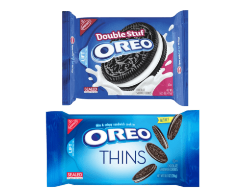 Different Packets of Oreo Different Packets of Oreo