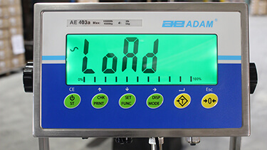 Load Shown on Display