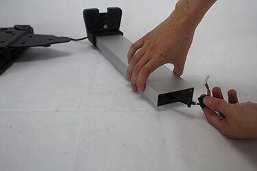 Feeding Cable Through Pillar