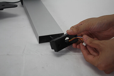 Pull Cable Through Black Cap