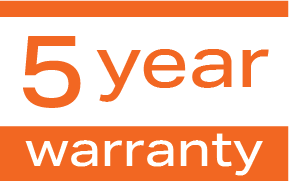 warranty 5 years