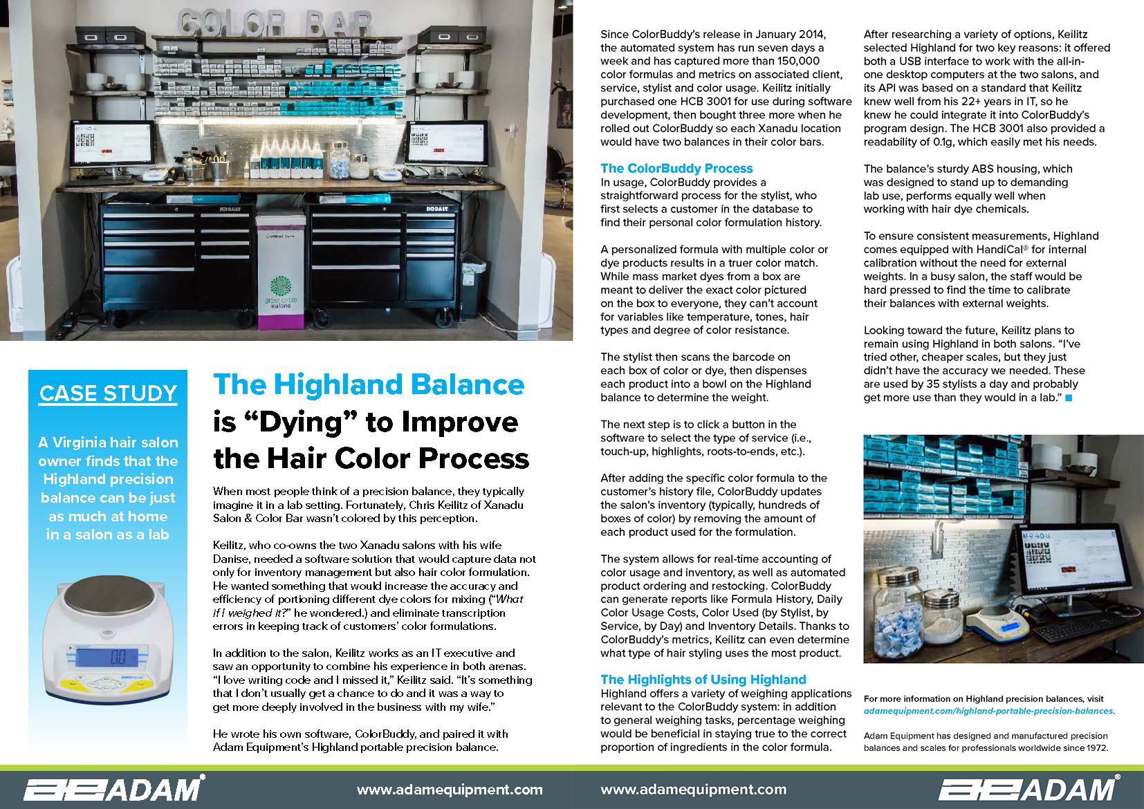 Improve the Hair Color Process With Adams Highland Balance