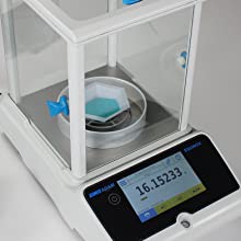 Large Weighing Chamber Equinox analytical balances weighing chamber